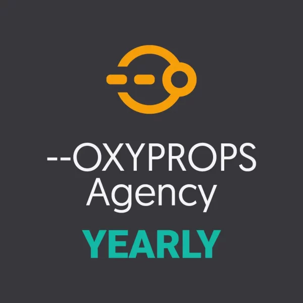 OxyProps Agency Yearly Subscription Product Cover