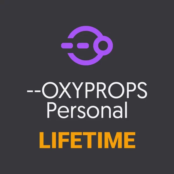 OxyProps Personal Lifetime Product Cover